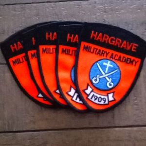 Five Hargrave Military Academy Iron on Patches